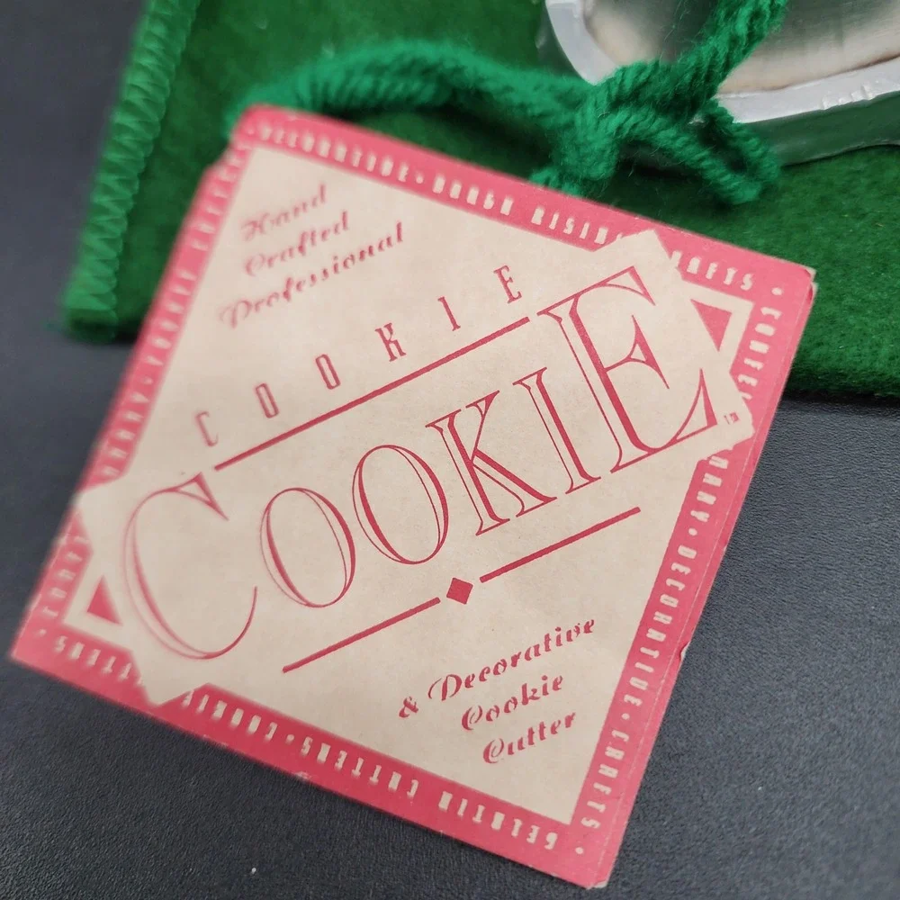Feather Creek Silver Gingerbread Man Cookie Cutter Amish Made Stainless/Aluminum